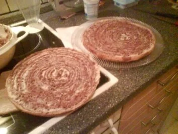 Rezept: Schoko-Pfirsich-Biskuit Bild Nr. 3 Schoko-Pfirsich-Biskuit - Rezept - Bild Nr. 3