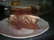 Schoko-Pfirsich-Biskuit - Rezept