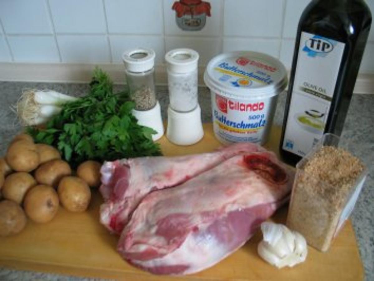 Fleisch:  Lammschulter, wie man sie in Okzitanien zubereitet - Rezept