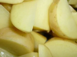 Paprikakartoffeln an Lachs im Sommermantel - Rezept - Bild Nr. 5