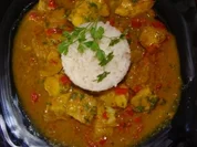 Fisch : - Zander - Fischcurry - - Rezept