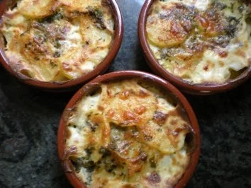 GRATIN: Kartoffelgratin mit Kräutern - Rezept