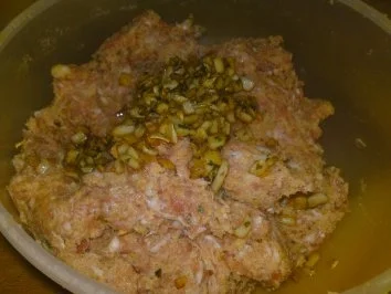 Champignons gefüllt mit Hack - Rezept - Bild Nr. 3