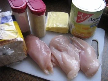 Hähnchenbrustfilet Hawaii auf Toast überbacken - Rezept - Bild Nr. 2