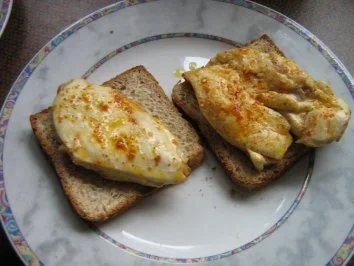 Hähnchenbrustfilet Hawaii auf Toast überbacken - Rezept - Bild Nr. 4