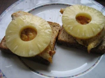 Hähnchenbrustfilet Hawaii auf Toast überbacken - Rezept - Bild Nr. 5