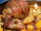 Lammkeule aus dem Ofen mit Kartoffeln - Rezept