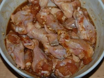 Chicken Wings mit Honig-Senf Marinade - Rezept - Bild Nr. 2