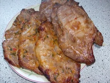 Marinierte Schweinenackenkoteletts - Rezept - Bild Nr. 6