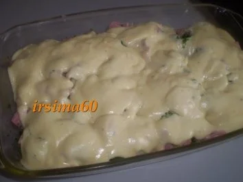 Blumenkohl Auflauf mit einer Käsesoße überbacken - Rezept - Bild Nr. 7