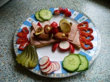 Rezept: Wiegebraten auf Toast Wiegebraten auf Toast - Rezept