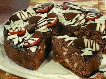 Rezept: Schokoladen-Apfel-Torte Schokoladen-Apfel-Torte - Rezept