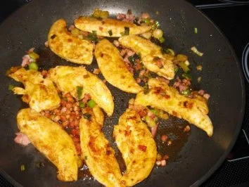 Rezept: * ♥ * Hähnchen taucht ab ins grüne Pfännchen * ♥ * Bild Nr. 4 * ♥ * Hähnchen taucht ab ins grüne Pfännchen * ♥ * - Rezept - Bild Nr. 4