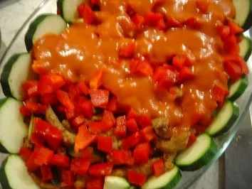 Gyros-Auflauf mit Weinbrand-Tomaten-Rahmsauce - Rezept - Bild Nr. 6