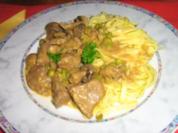 Gulasch Gärtnerart mit Tagliatelle - Rezept