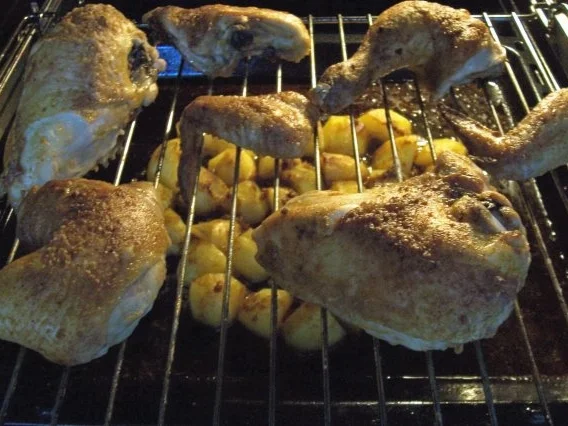 Augustos Frango Assado- Hähnchen aus dem Backofen - Rezept - Bild Nr. 4