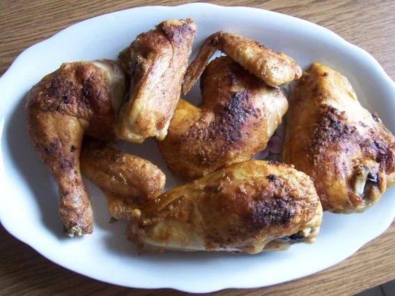 Augustos Frango Assado- Hähnchen aus dem Backofen - Rezept - Bild Nr. 5