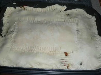 Gemüse-Hack unter Blätterteig - Rezept - Bild Nr. 12