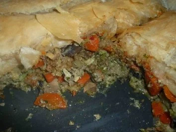 Gemüse-Hack unter Blätterteig - Rezept - Bild Nr. 13