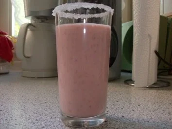 Erdbeer-Bananen-Power-Shake - Rezept
