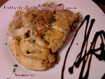 Frittierte Parmesan-Knoblauch-Nudel - Rezept
