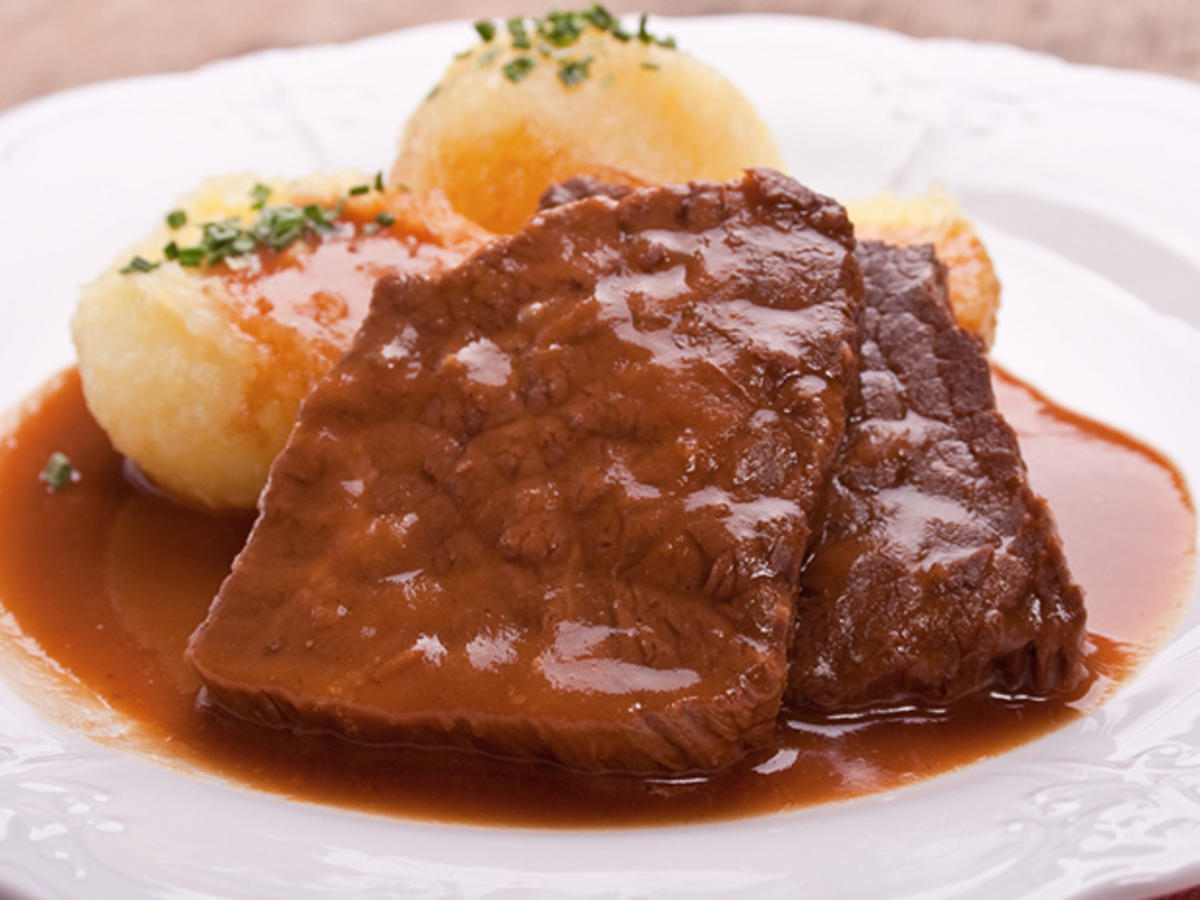 Sauerbraten aus dem Ofen - Rezept mit Bild