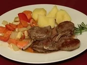 Lammkarree auf feinem Gemüse (Philipp Sonntag) - Rezept
