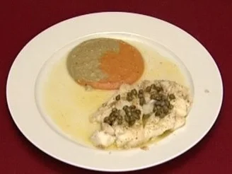 Rezept: Heilbutt mit zweierlei Kartoffelbrei (Lucy Diakovska) Heilbutt mit zweierlei Kartoffelbrei (Lucy Diakovska) - Rezept
