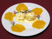 Orangencarpaccio mit Schuss an Pfirsich-Mango-Eis - Petit Amour - Rezept - Bild Nr. 2
