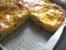Rosinen-Butterkuchen  mit einer Schmanddecke - Rezept