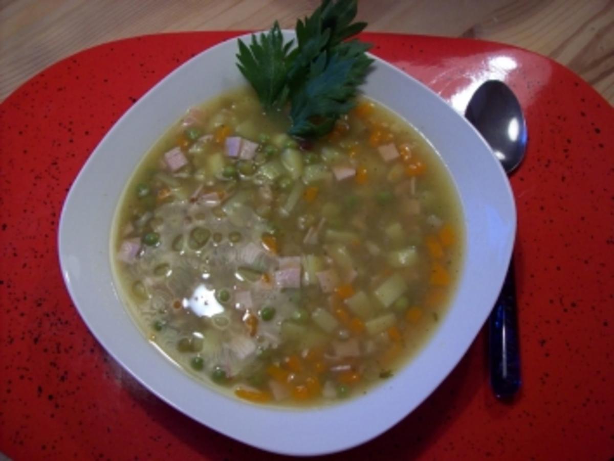 Erbsensuppe - Rezept