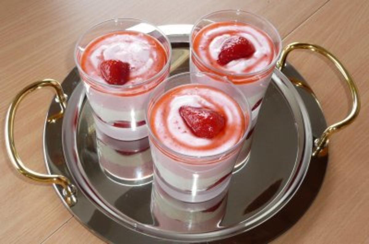 Dessert: Erdbeer- Joghurt-Quark - Rezept - Bild Nr. 2