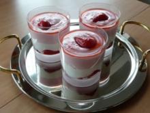 Dessert: Erdbeer- Joghurt-Quark - Rezept