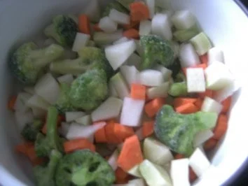 Spagetti in Gemüse-Tomaten-Soße - Rezept - Bild Nr. 2