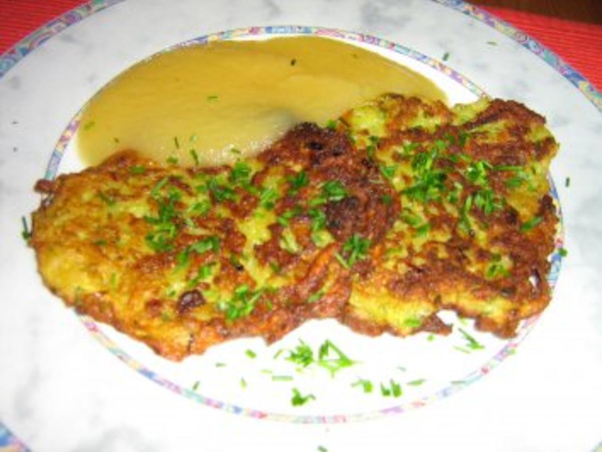 Kartoffel-Zucchini-Puffer - Rezept mit Bild - kochbar.de