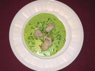 Seeteufelbäckchen auf Erbsenschaum - Rezept - Bild Nr. 2