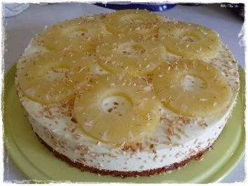 Rezept: Kuchen/Torte...Ananas-Frischkäse-Torte Kuchen/Torte...Ananas-Frischkäse-Torte - Rezept