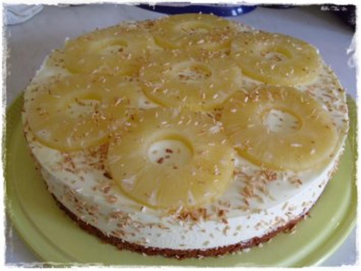 Bilder für Kuchen/Torte...Ananas-Frischkäse-Torte - Rezept