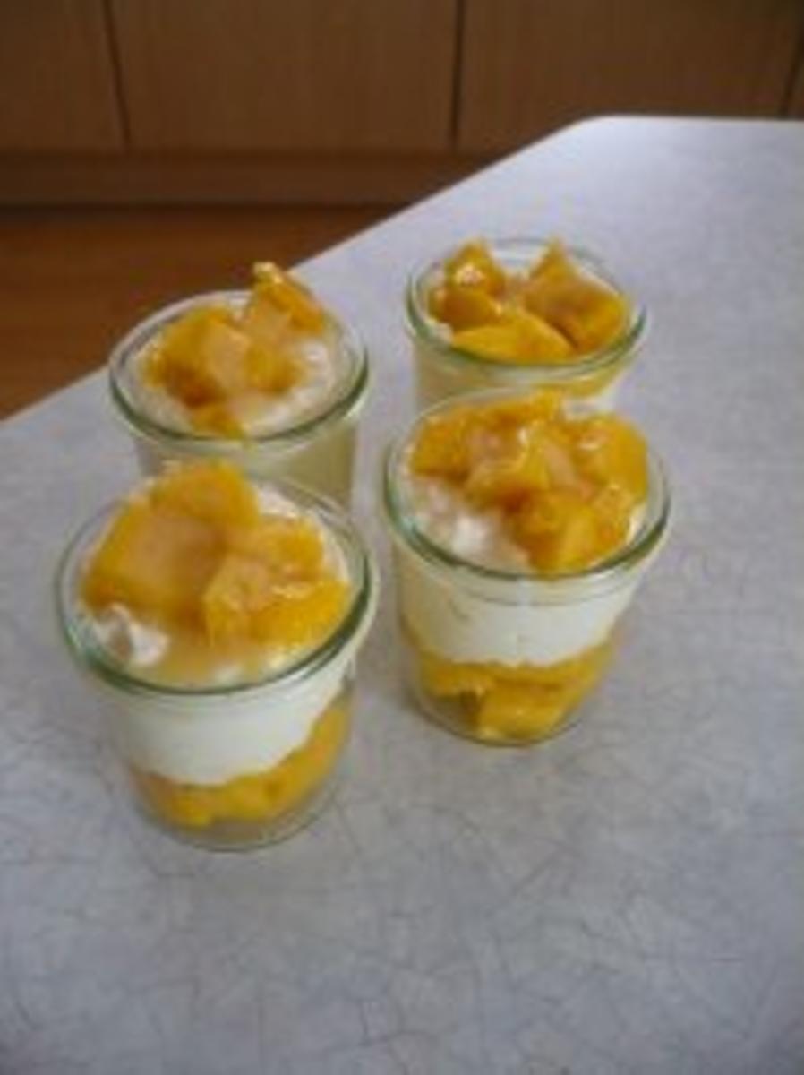 Bilder für Mango-Joghurt-Kokos-Creme Rezept