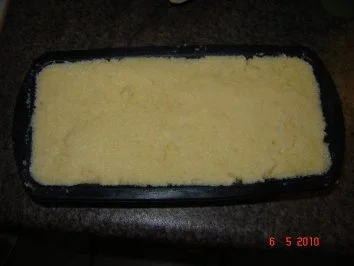 Rezept: Vegetarisch : Griesschnitten mit Rhabarberkompott Bild Nr. 3 Vegetarisch : Griesschnitten mit Rhabarberkompott - Rezept - Bild Nr. 3