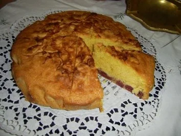 versunkener Kirschkuchen - Rezept