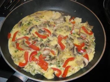 deftiges Bauernomelett - Rezept