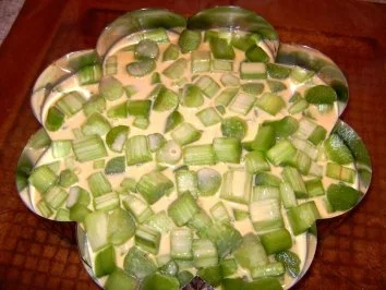 Rhabarberkuchen mit Schmandguß - Rezept - Bild Nr. 7