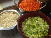 Rezept: Hรผhnersuppe mit Muschelnudeln und Hรคhnchenbrust Hรผhnersuppe mit Muschelnudeln und Hรคhnchenbrust - Rezept