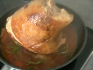 Eisbein geschmort mit Salzkartoffeln und Rotkohl     bei dem Sch....  Wetter passt das. - Rezept - Bild Nr. 4