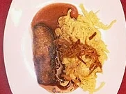 Rezept: Schwäbischer Rostbraten mit Meerrettichkruste und Spätzle Schwäbischer Rostbraten mit Meerrettichkruste und Spätzle - Rezept