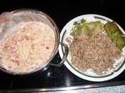 Spitzkohlrouladen mit Frischkäsesauce - Rezept