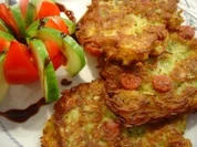 Reibekuchen "mediteran" mit Bifi - Rezept