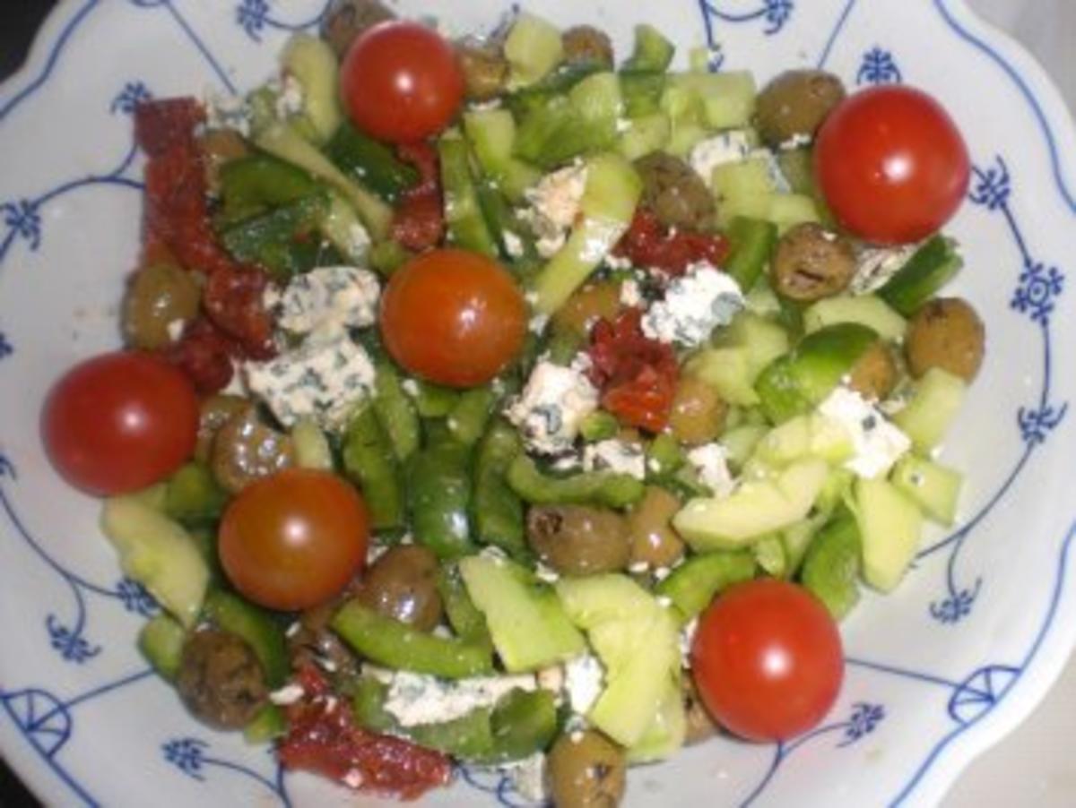 Salat rot weiß grün - Rezept