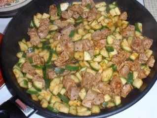 Filet-Gemüse-Pfanne mit Maisnudeln - Rezept - Bild Nr. 6